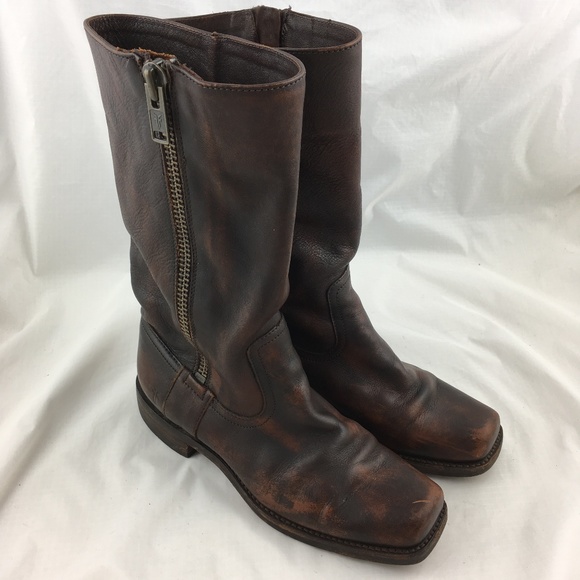 frye boots square toe